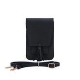 Faux Leather Crossbody Cell Phone Bag